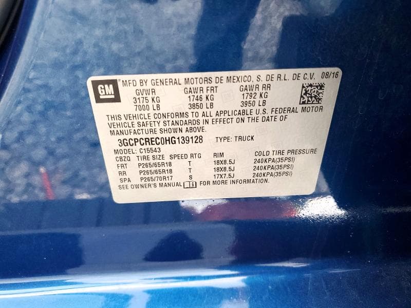2017 CHEVROLET SILVERADO C1500 LT 13