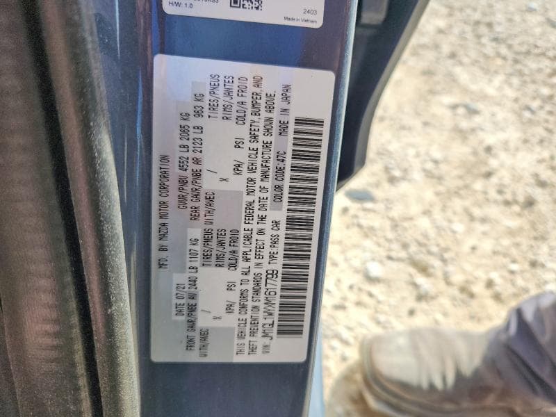 2021 MAZDA 6 GRAND TOURING RESERVE GRAND TOURING RESERVE 12