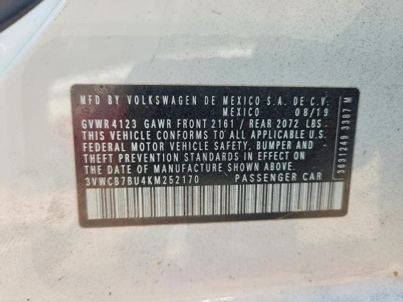 2019 VOLKSWAGEN JETTA S 13