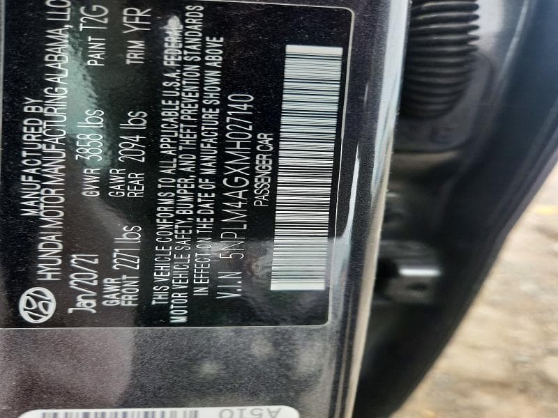 2021 HYUNDAI ELANTRA SEL 12