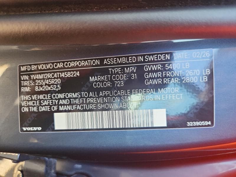 2026 VOLVO XC60 PLUS 13