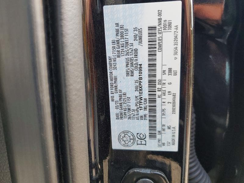 2023 FORD F150 SUPERCREW 13