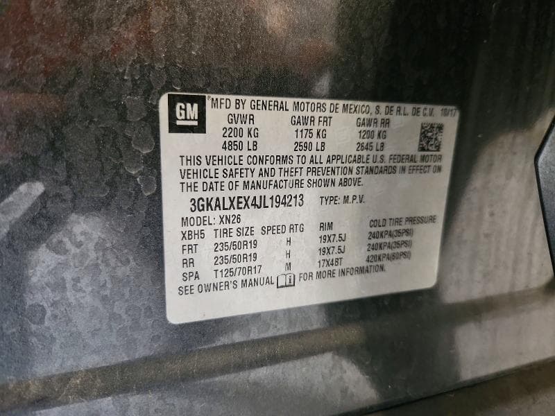 2018 GMC TERRAIN DENALI 13