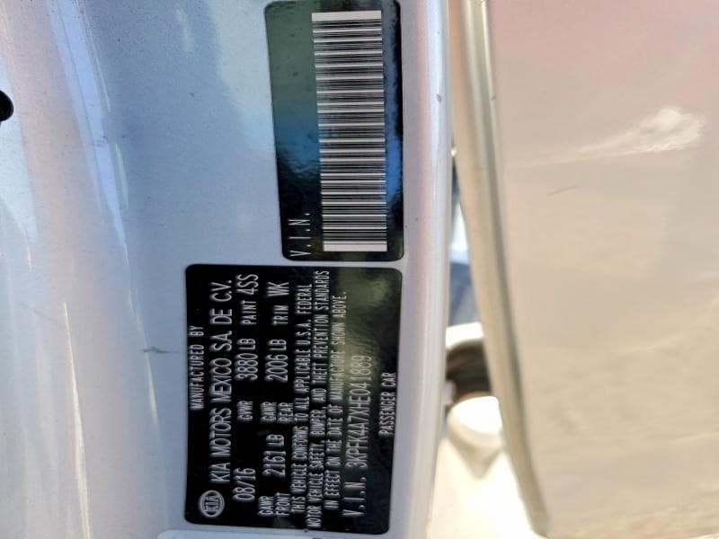 2017 KIA FORTE LX 14