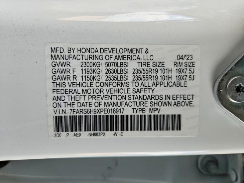 2023 HONDA CR-V SPORT TOURING 12