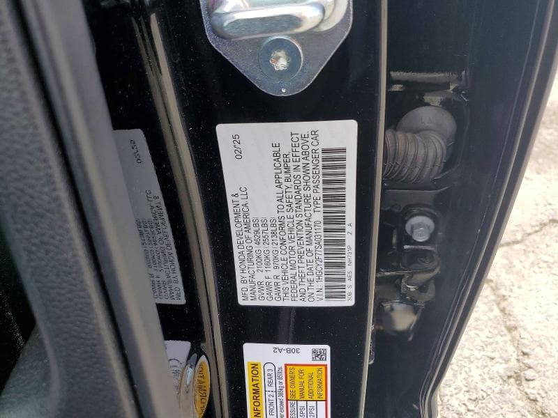 2025 HONDA ACCORD HYBRID SPORT-L 12