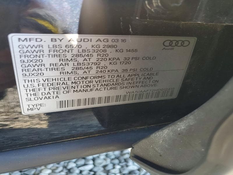2017 AUDI Q7 PRESTIGE 13