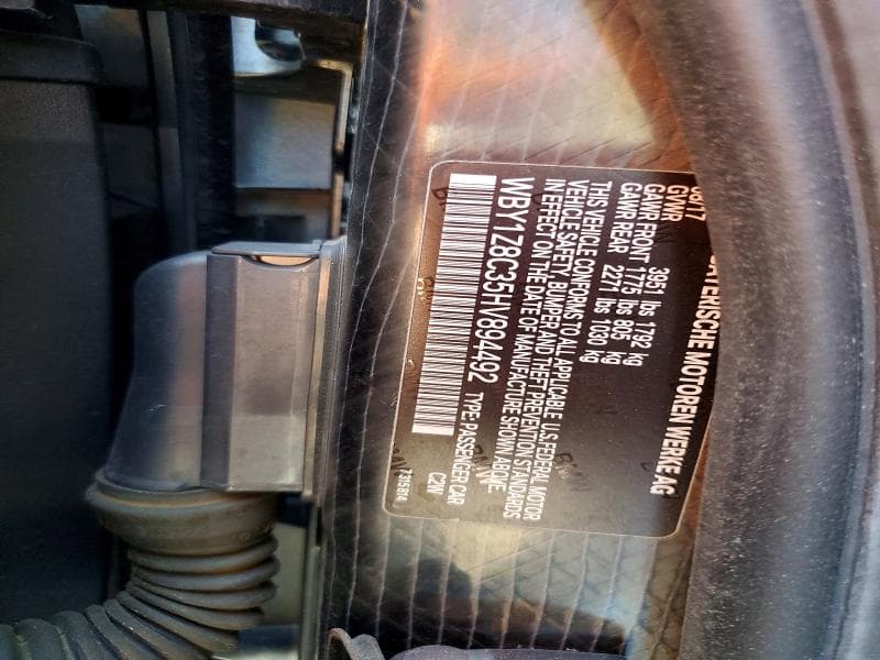 2017 BMW I3 REX 12