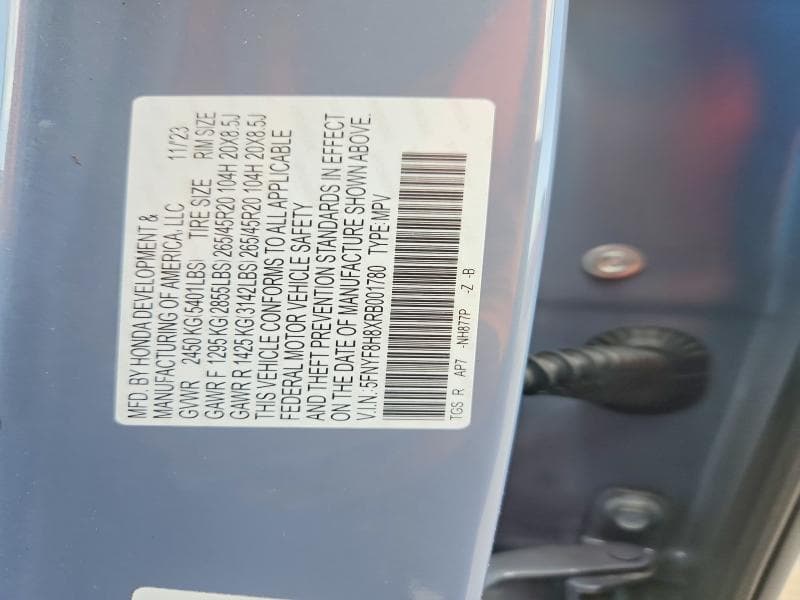 2024 HONDA PASSPORT BLACK EDITION 12