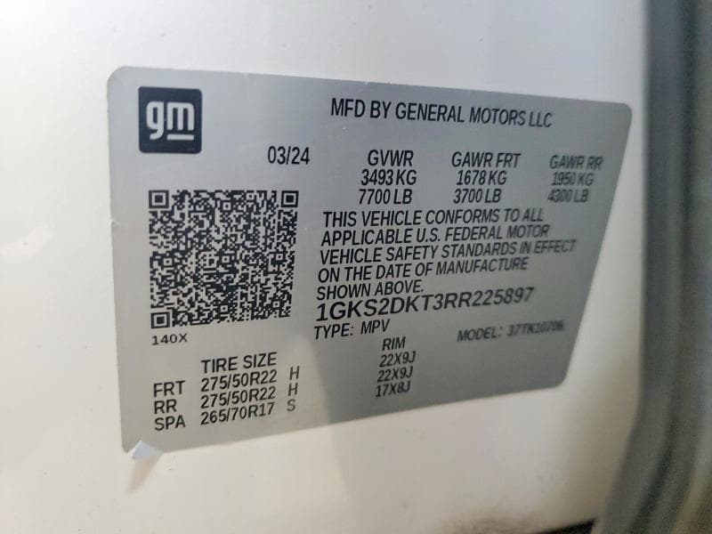 2024 GMC YUKON DENALI 12