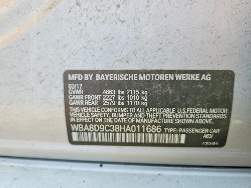 2017 BMW 330 XI 12