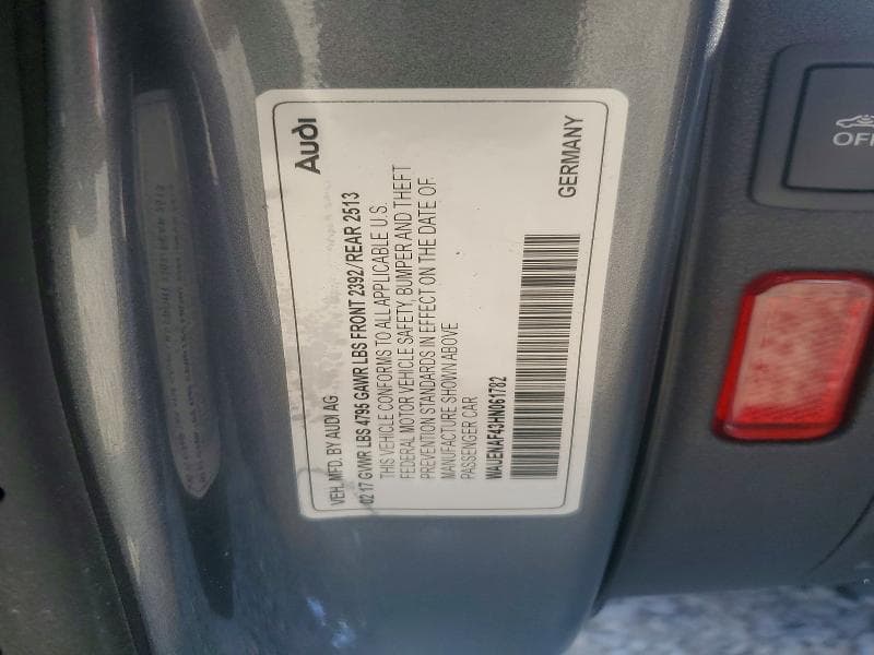 2017 AUDI A4 PREMIUM PLUS 12