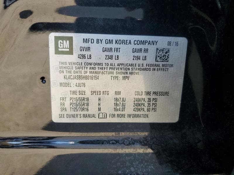 2017 BUICK ENCORE PREFERRED PREFERRED 12