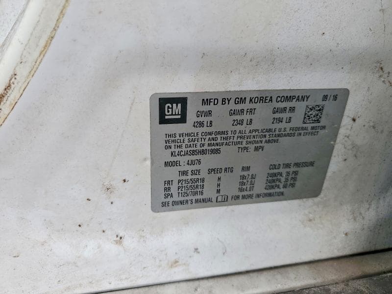2017 BUICK ENCORE PREFERRED PREFERRED 13