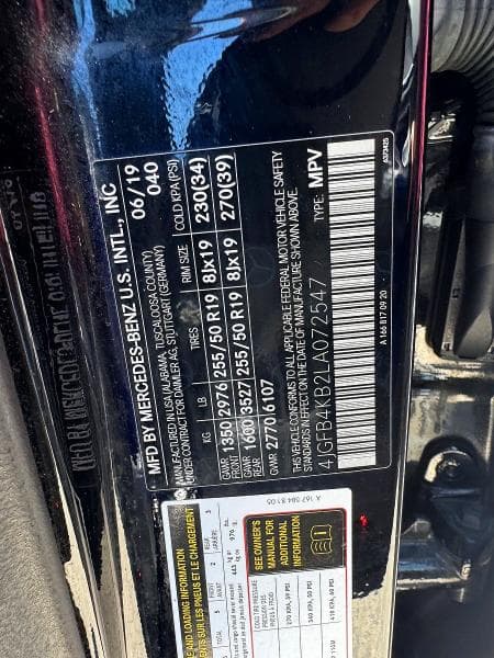 2020 MERCEDES-BENZ GLE-CLASS 350 4MATIC 12