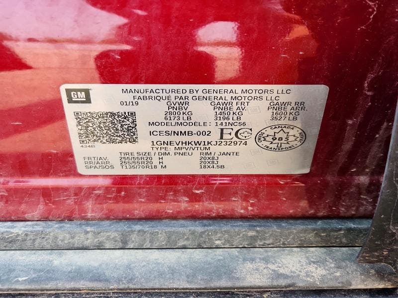 2019 CHEVROLET TRAVERSE LT 13