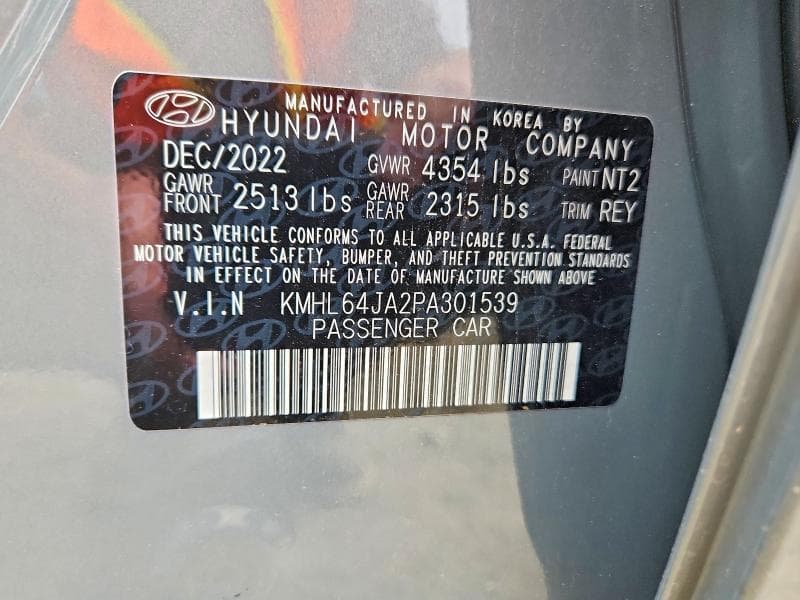 2023 HYUNDAI SONATA SEL 12