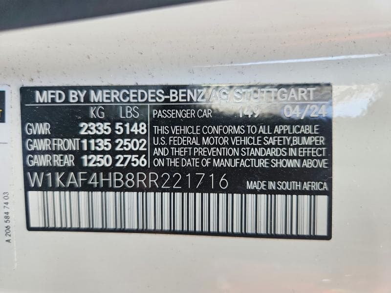 2024 MERCEDES-BENZ C 300 4MATIC 12
