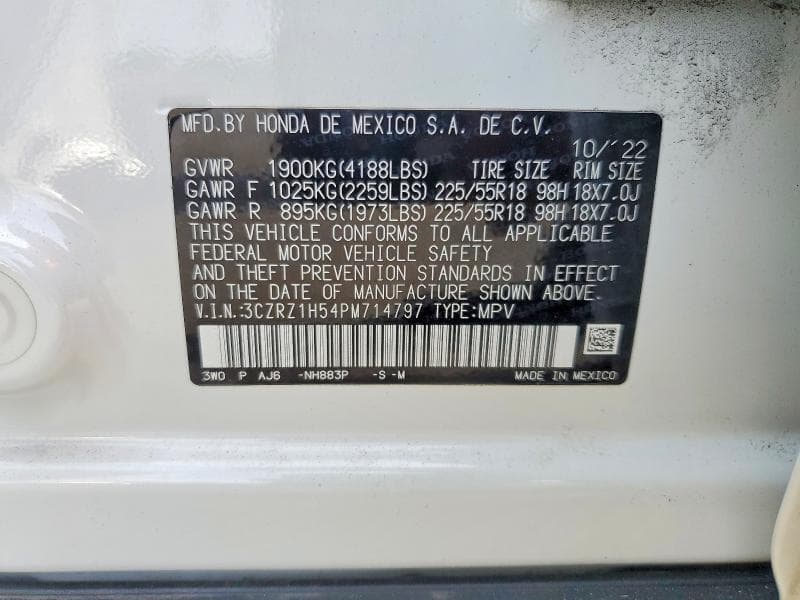 2023 HONDA HR-V SPORT 13