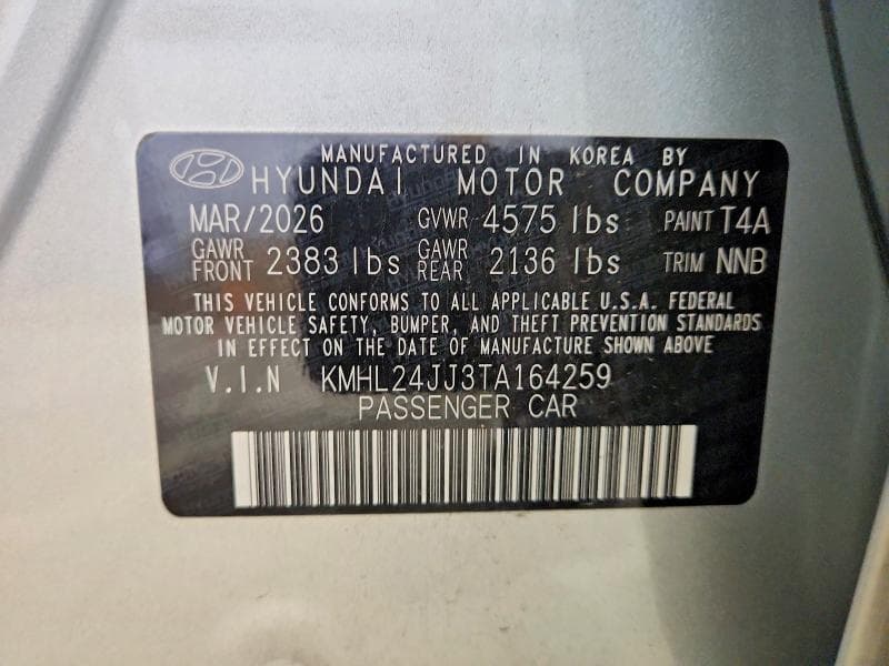 2026 HYUNDAI SONATA HYBRID BLUE 13