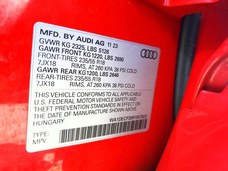 2024 AUDI Q3 PREMIUM S LINE 45 13