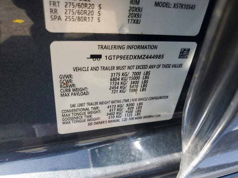 2021 GMC SIERRA K1500 AT4 12