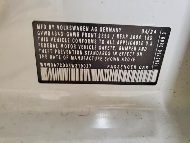 2024 VOLKSWAGEN GTI SE 12