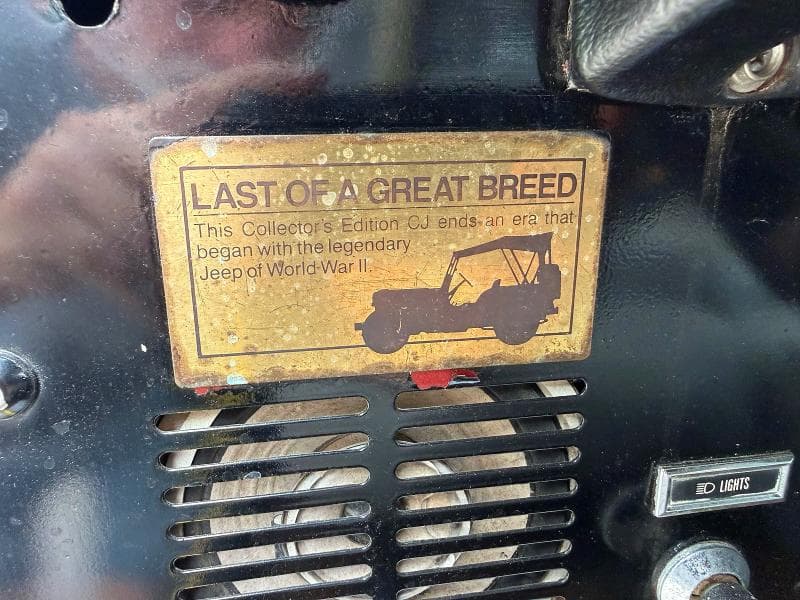 1986 JEEP JEEP CJ7 CJ7 9
