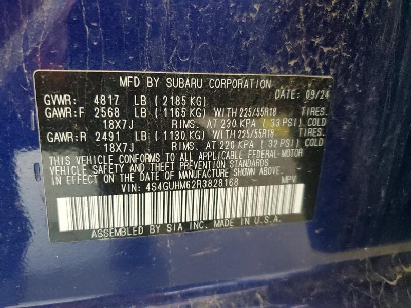 2024 SUBARU CROSSTREK LIMITED 13