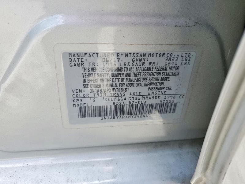 2017 NISSAN SENTRA SV 13