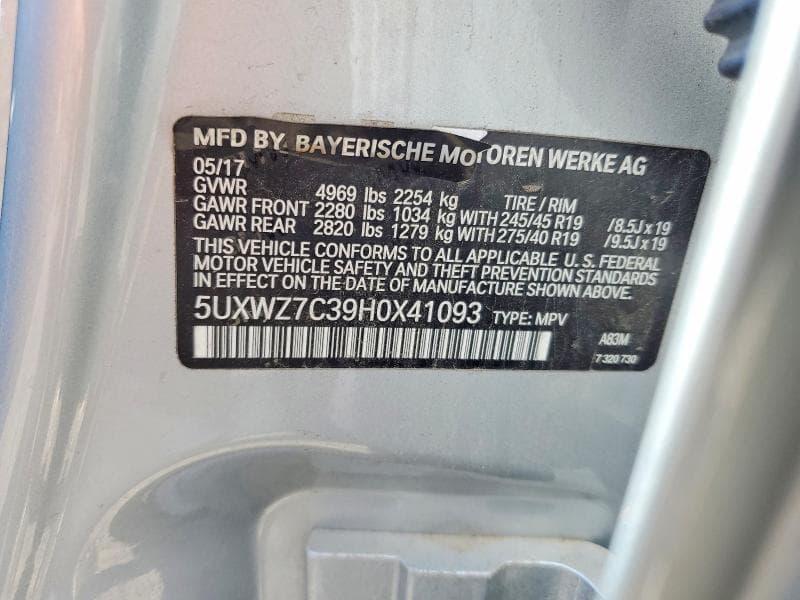 2017 BMW X3 SDRIVE28I 14
