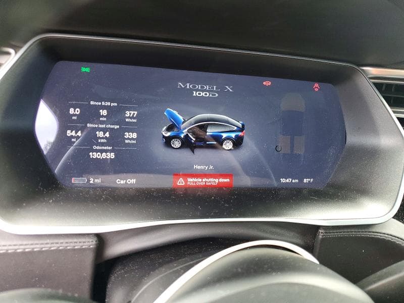 2017 TESLA MODEL X 9