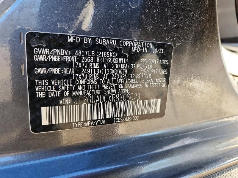 2024 SUBARU CROSSTREK PREMIUM 25