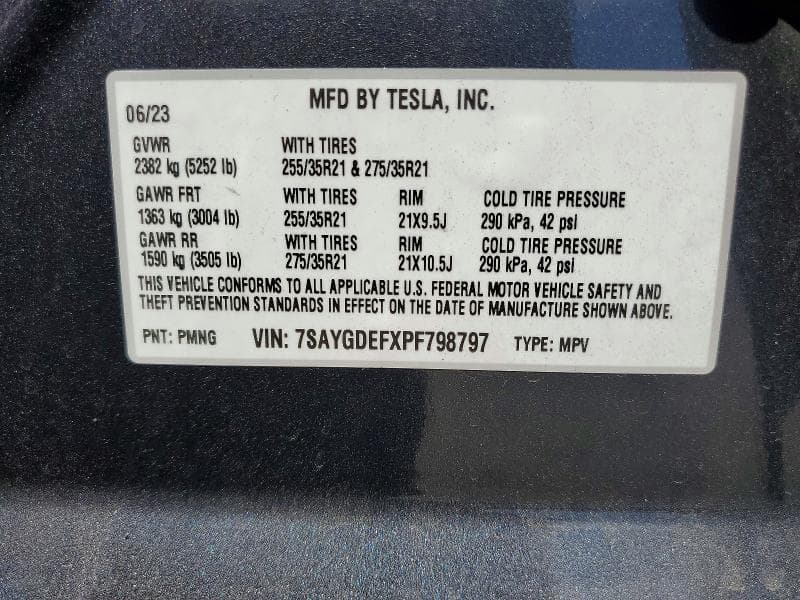 2023 TESLA MODEL Y 12