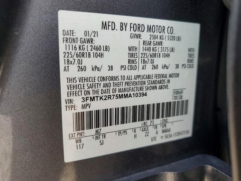 2021 FORD MUSTANG MACH-E CALIFORNIA ROUTE 1 14