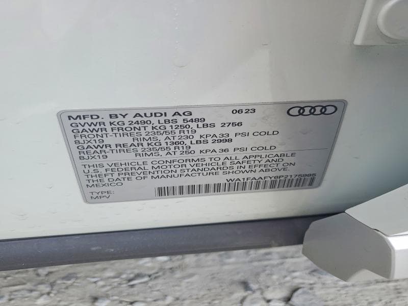2023 AUDI Q5 PRESTIGE 45 13