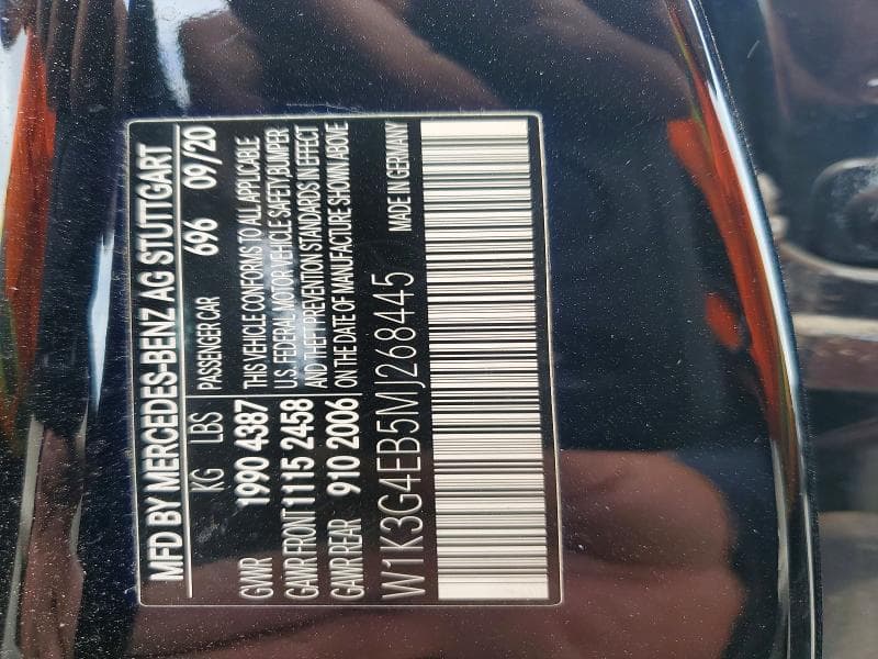2021 MERCEDES-BENZ A 220 220 12