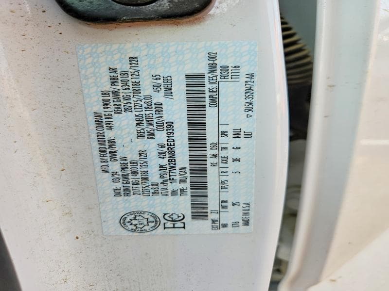 2024 FORD F250 12