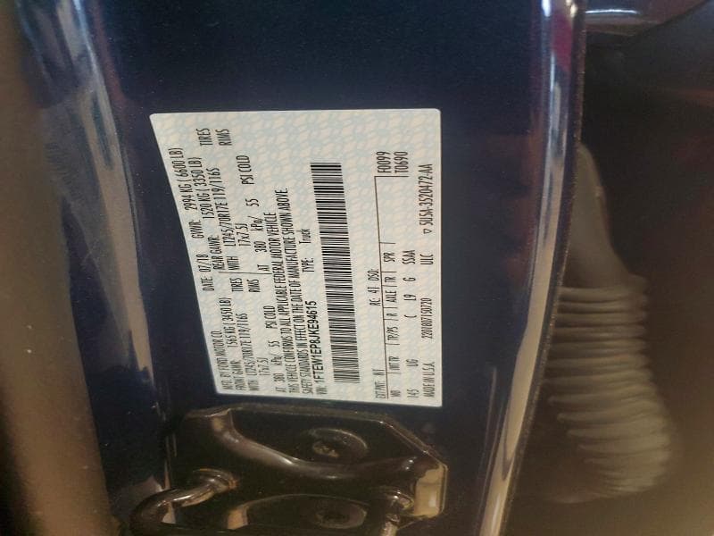 2018 FORD F150 SUPERCREW 12