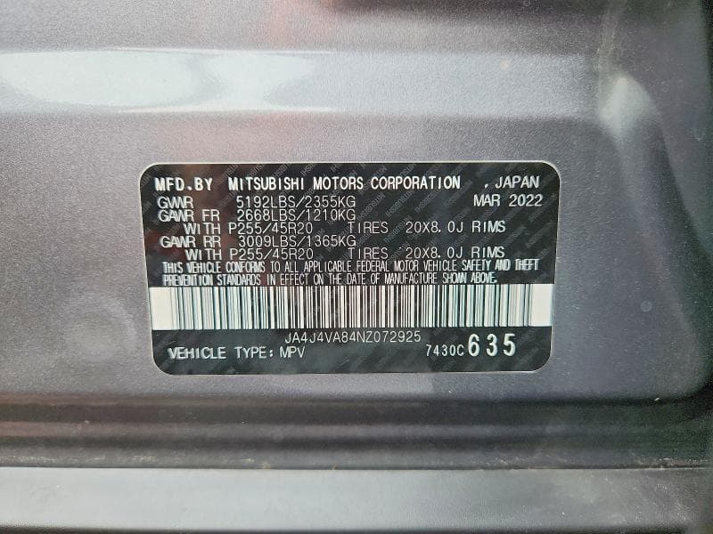 2022 MITSUBISHI OUTLANDER SEL 13