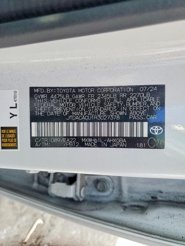 2024 TOYOTA PRIUS PRIME XSE 12