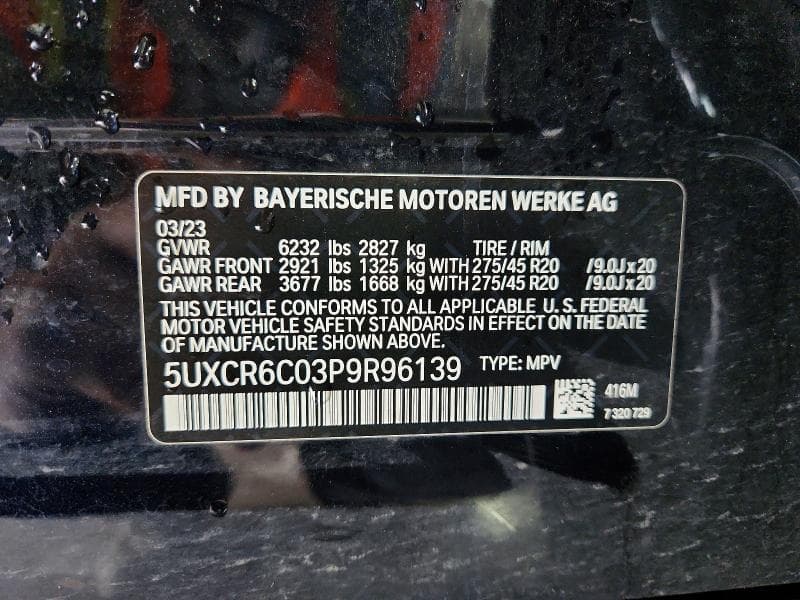 2023 BMW X5 XDRIVE40I 12