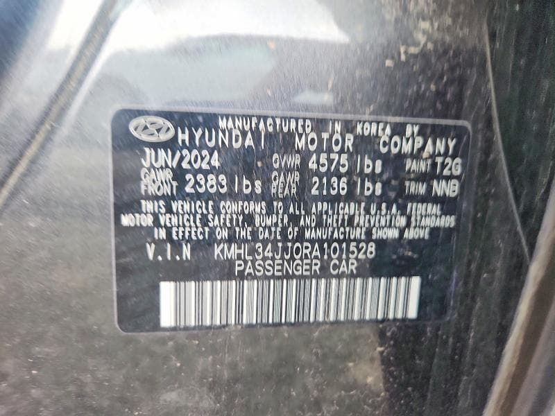 2024 HYUNDAI SONATA HYBRID SEL SEL 12