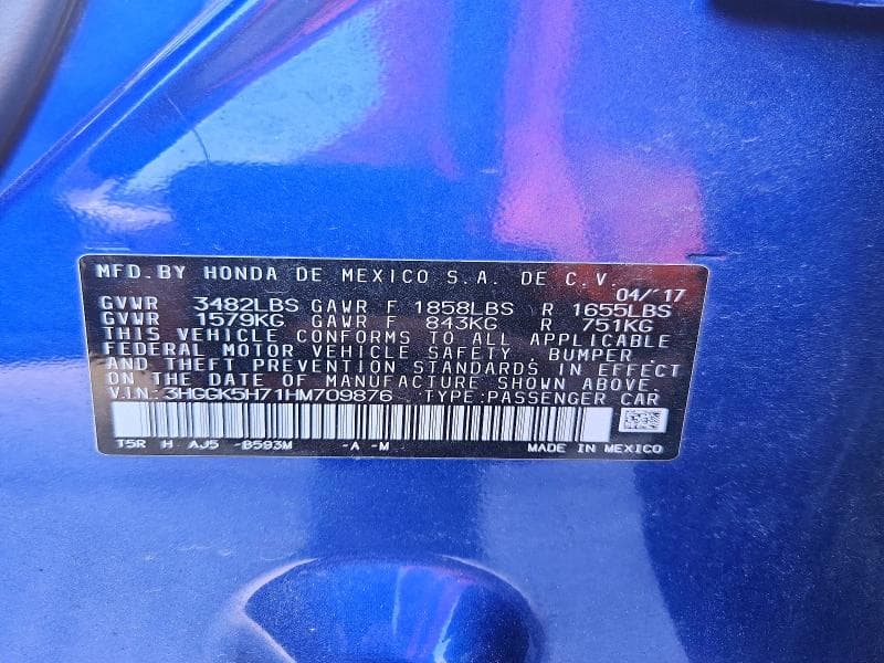2017 HONDA FIT EX 12