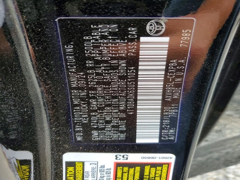 2025 TOYOTA CAMRY XSE 13