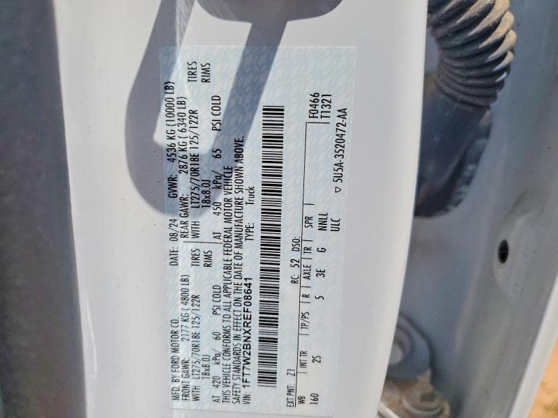 2024 FORD F250 SUPER DUTY 12