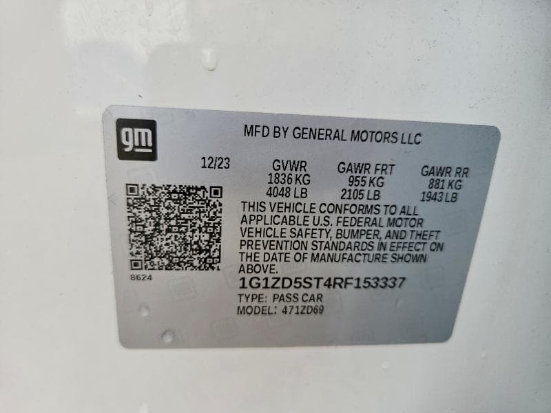 2024 CHEVROLET MALIBU LT 12