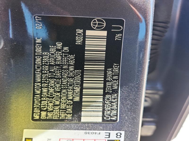 2018 TOYOTA C-HR XLE PREMIUM 12
