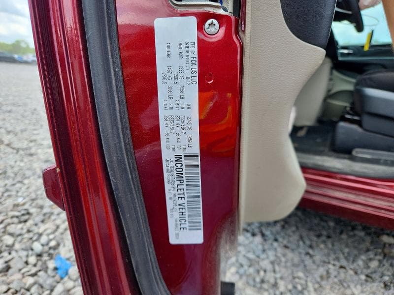 2017 DODGE GRAND CARAVAN SE 13