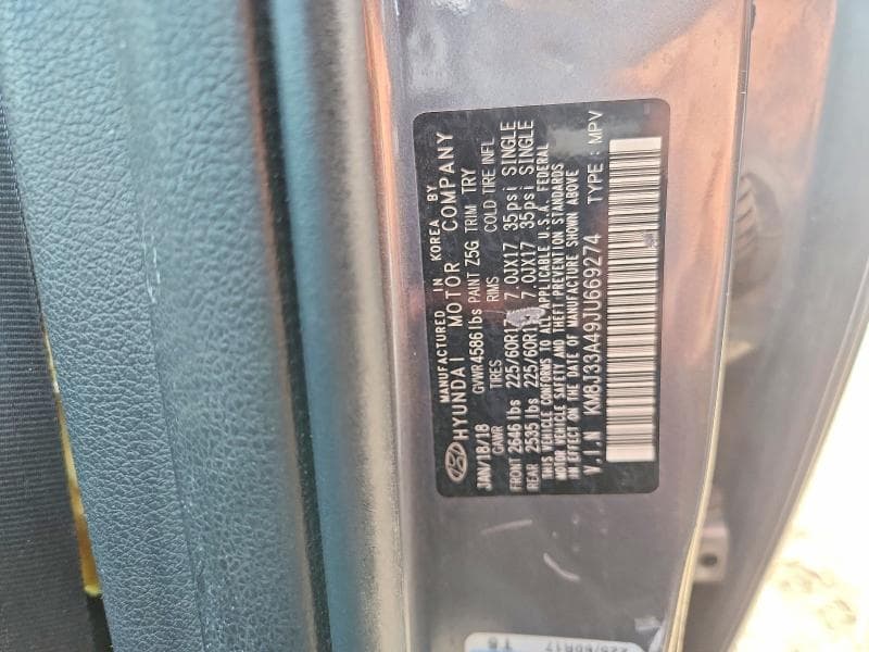 2018 HYUNDAI TUCSON SEL 12